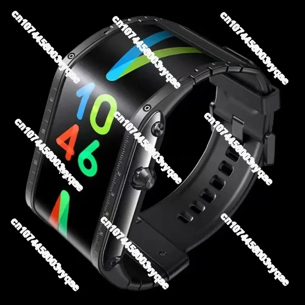 Умные часы Uomo Donna Orologio Nubia Alpha дисплей гибкий 4G интернет-телефон Обнаружение