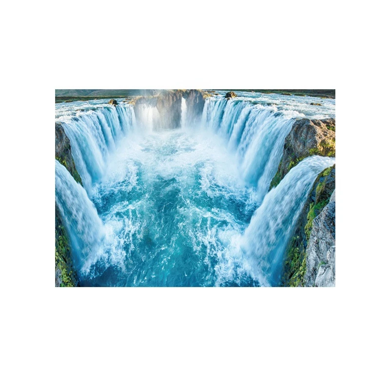 Новинка 3D Наклейка на стену с изображением водопада окно домашний декор гостиная