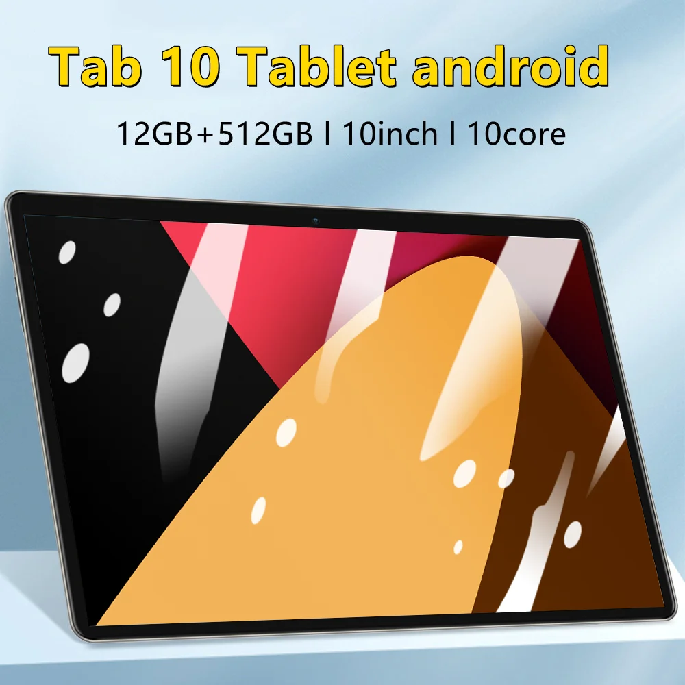 

Планшет Tab 10 на Android, 12 Гб + 512 ГБ, 10 дюймов