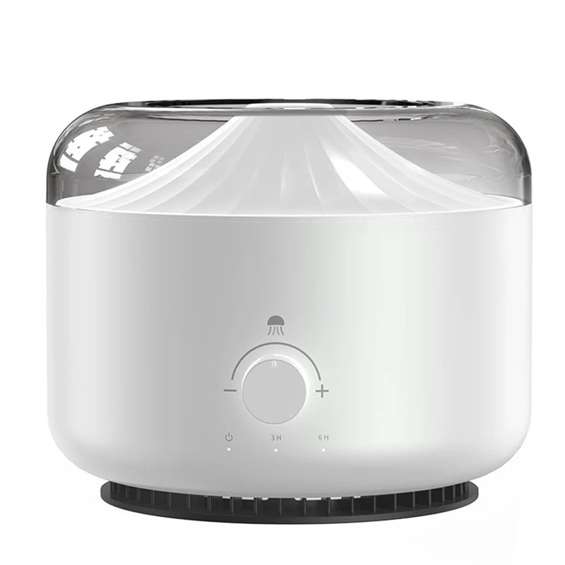 

Электрический увлажнитель воздуха с эффектом пламени, декомпрессионный увлажнитель воздуха в виде Медузы с кольцом, ультразвуковой диффуз...