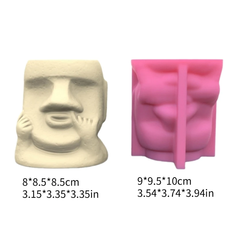 Формы для эпоксидной смолы DIY формы сочных ваз в форме фигурок цветочных горшков