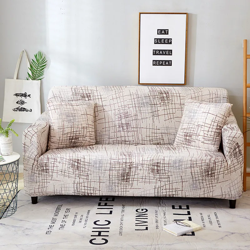 

Elastic Sofa Covers for Living Room Spandex Tight Wrap All-inclusive Cushion Cover Furniture Slipcover 1/2/3/4 Seater Funda Sofa