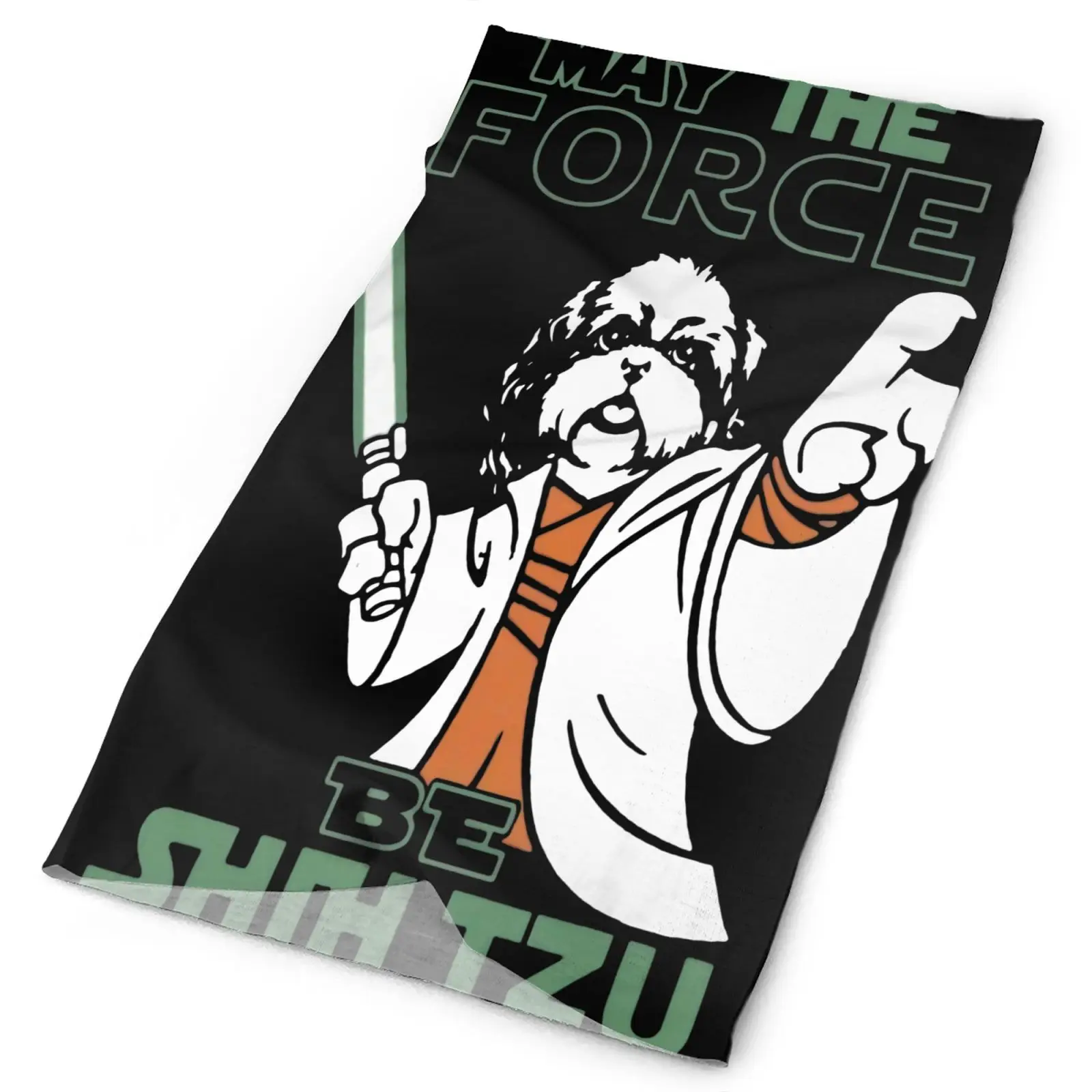 

May The Force Be Shih Tzu Men's Bandana Mask For Face Women's Bandana Bandana Ski Scarf Women Facemask Scarf For Men Face Mask