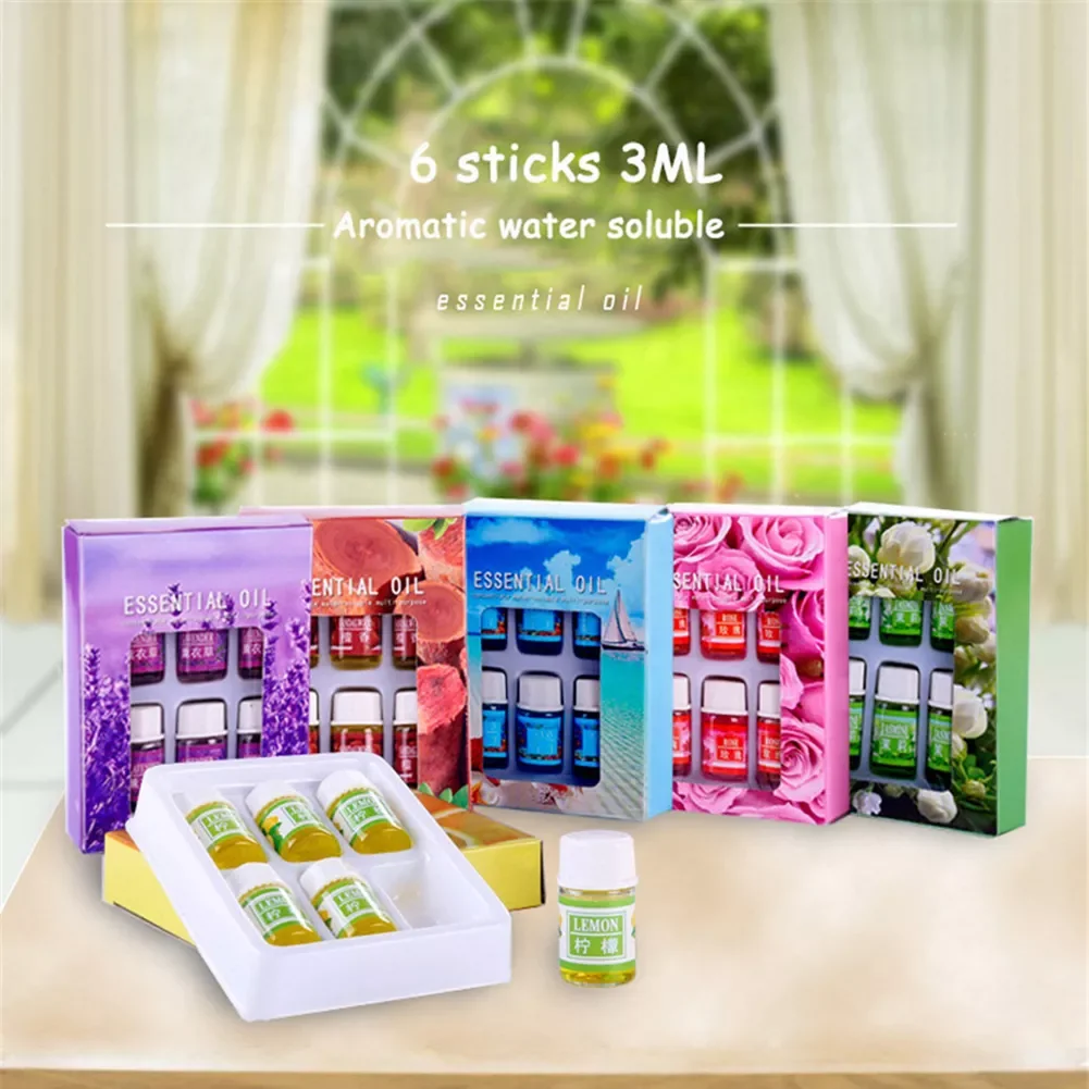 

Soluble Parfum Essential Oils Set Relieve Stress Fresh Air Aromatherapy Oil For Humidifier Air Purifier Incense Burner
