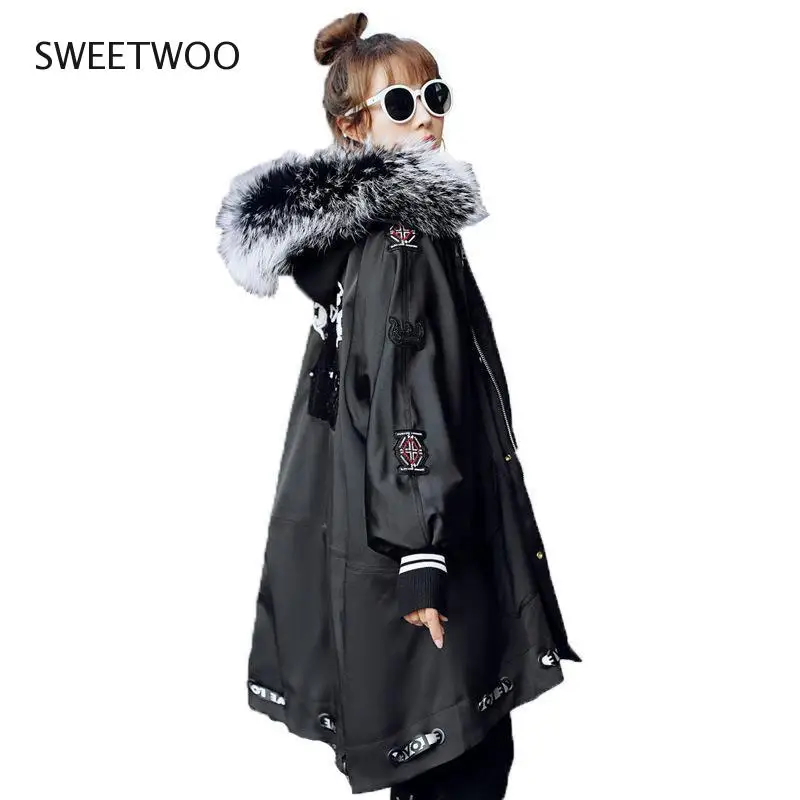 Parka Women 2021 Autumn and Winter New Mid-Length Detachable Real Rabbit Fur Liner Fashion Profile Fur Coat for Women Contracted