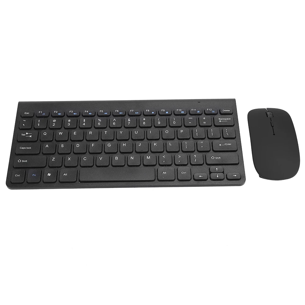 

Wireless Mouse Keyboard Set Notebook Accessory Black Computer Parts Chocolate Type Keycap