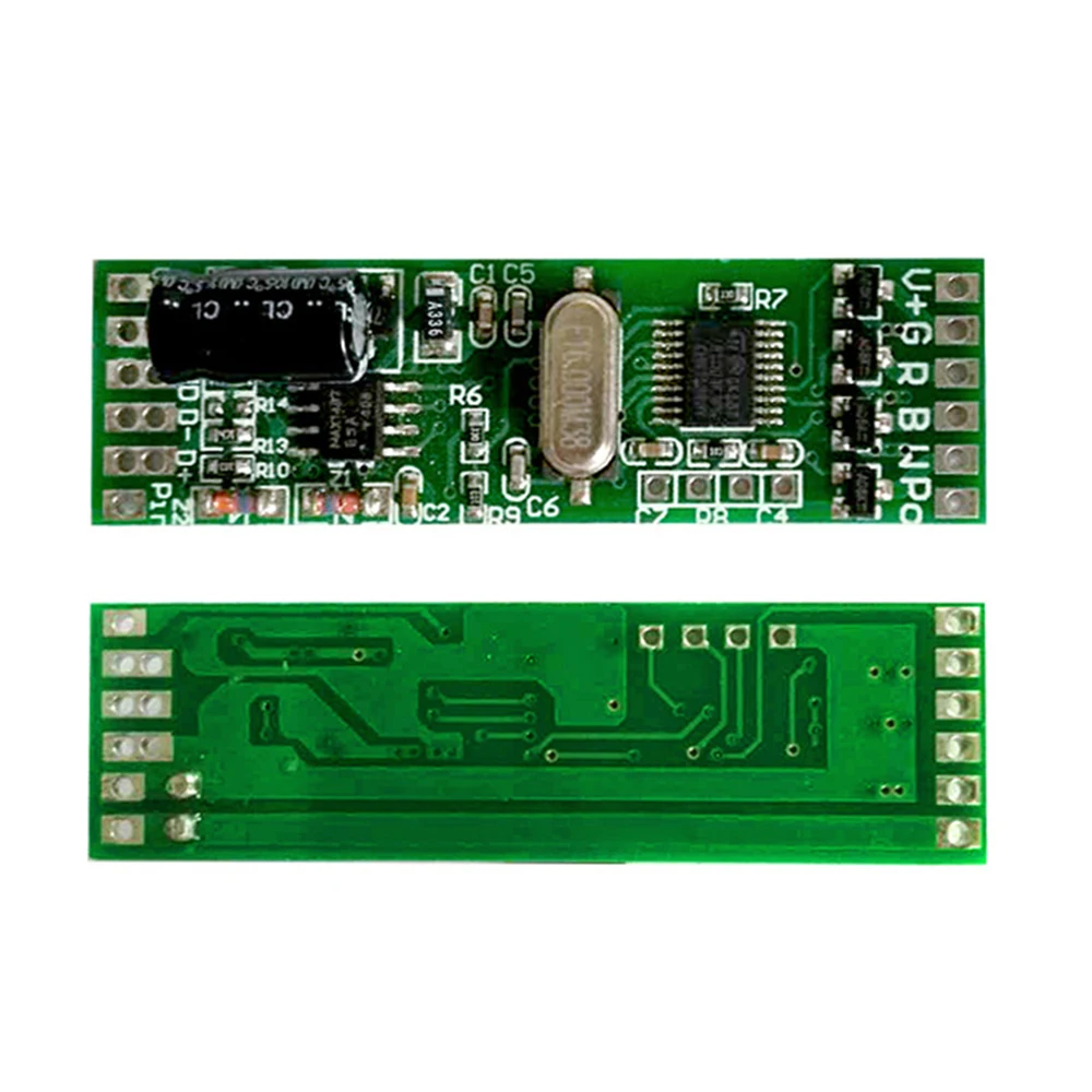 

DMX512 DM-113 4 Channel 192W Decoder Board DM-100DC 3 Ch DMX Constant Current Decoder DMX Controller Card DC12-24V Input 600ma