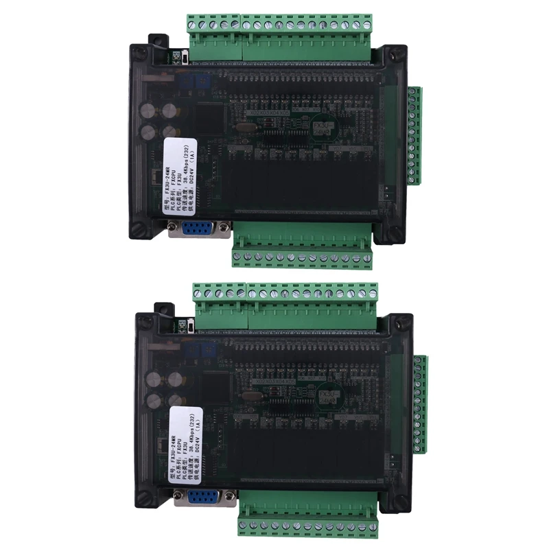 

HOT-2X PLC Industrial Control Board FX3U-24MR High-Speed Household PLC Industrial Control Board PLC Controller Programmable