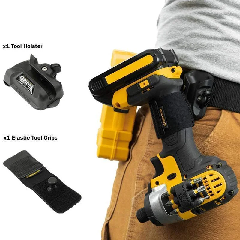 

Belt Electric Travel Tool Bags Waist Pack Wearable Tool Heavy-duty Drill With Parts Set Bag Hoster Metal Fishing Storage