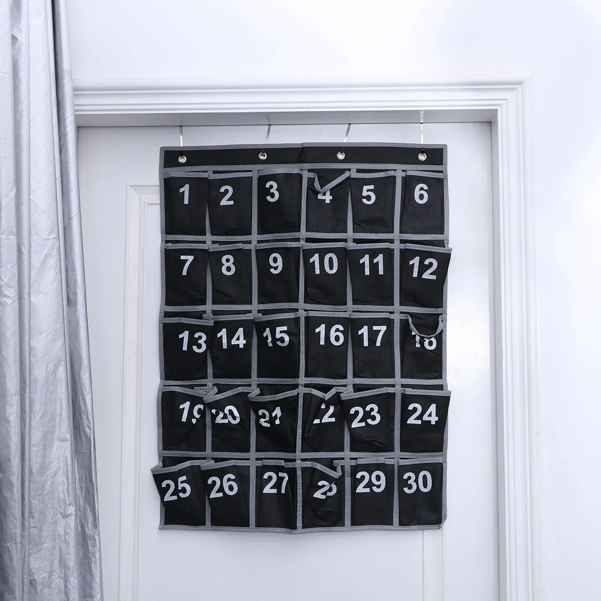 

1 Pc Hanging Bag Thicken 30 Pockets Sundries Holder for Classroom Door Wall
