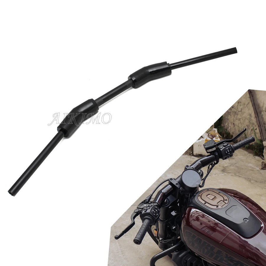

Motorcycle Black Heavy Duty Iron 7/8'' 22mm Handlebar Drag Bar For Harley Sportster S 1250 RH1250S 2021 2022