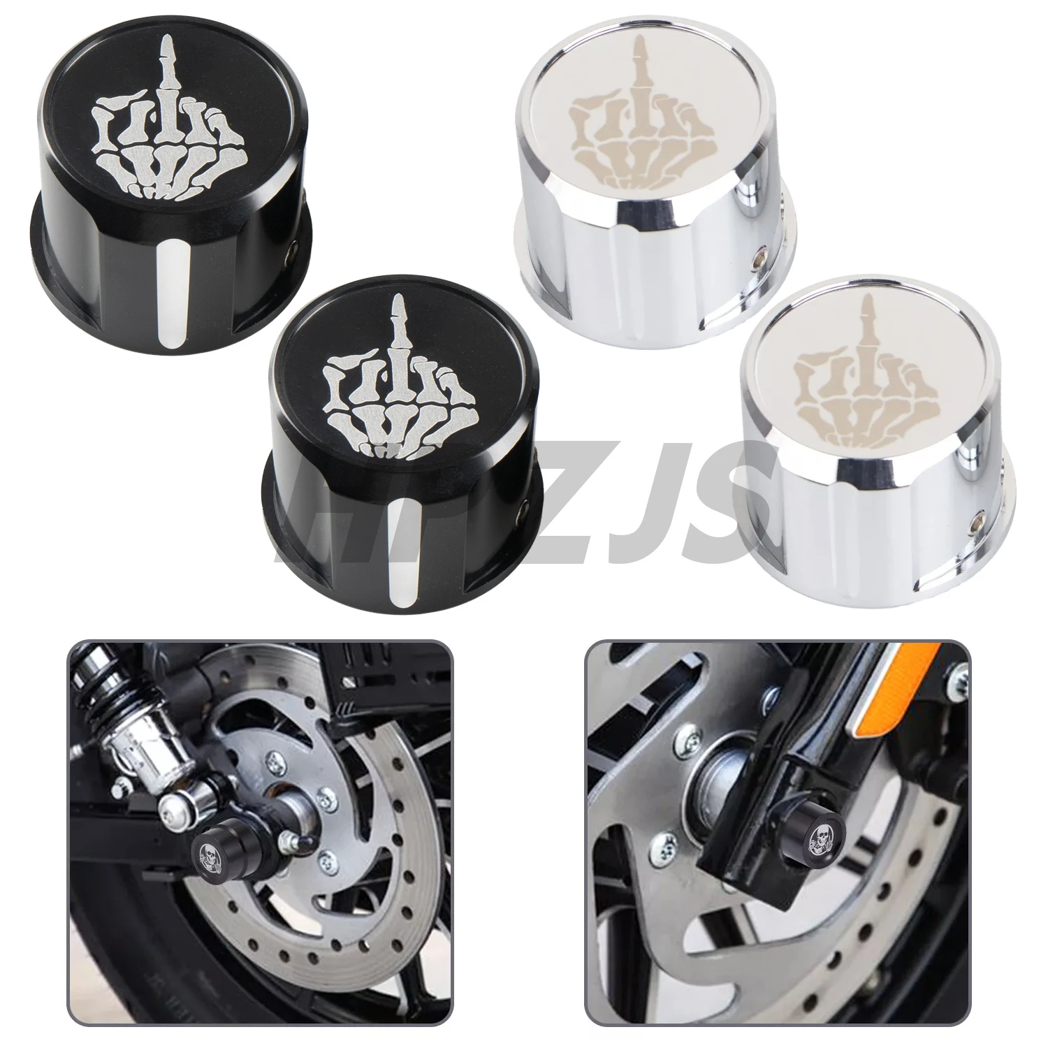 Крышка гайки передней оси мотоцикла колпачки для Harley Electra Street Glide Dyna Fat Boy Road King Softail