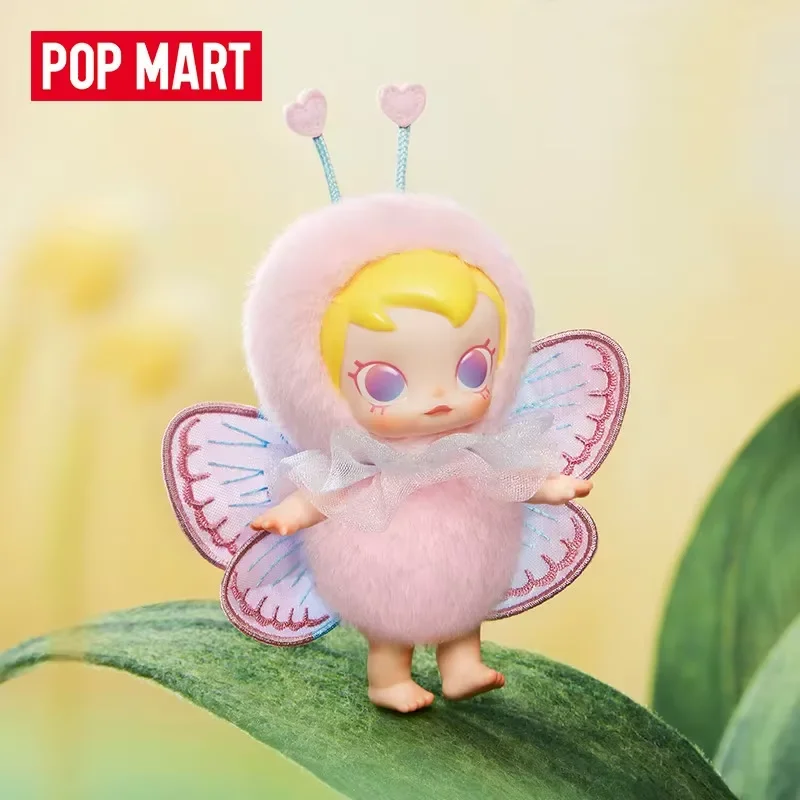 Фото POP MART Baby Molly Buggy Roam Series: Виниловые плюшевые подвески, игрушки-сюрпризы в закрытых коробках, милые украшения, фигурки, декор для дома №5