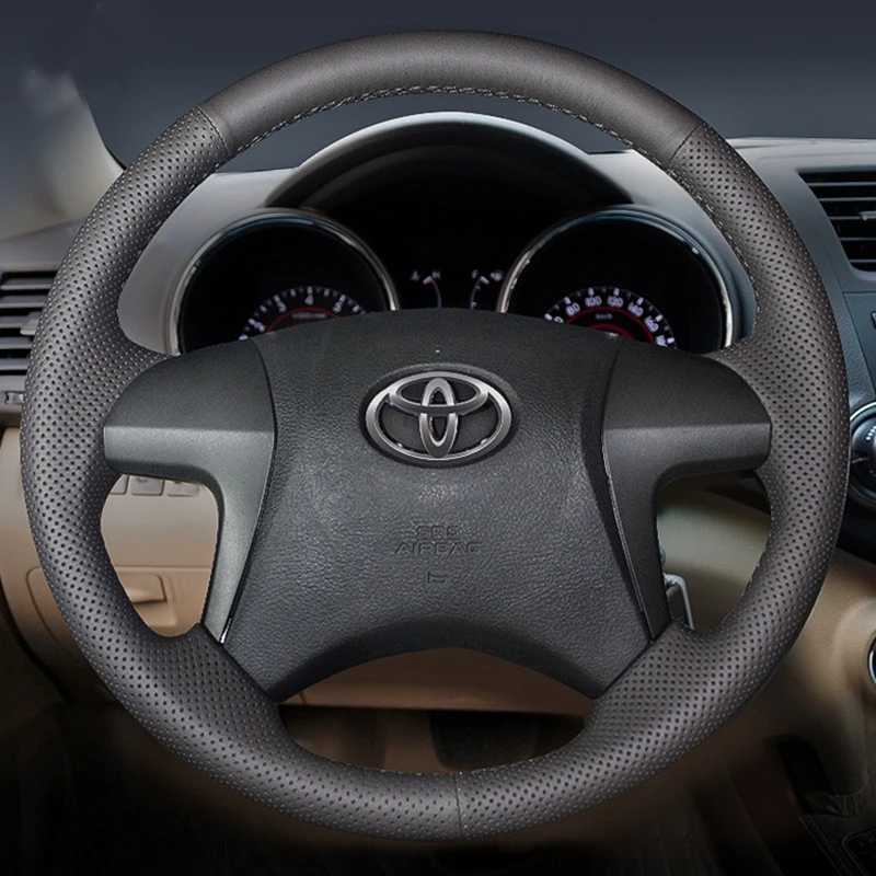 

Под заказ, сделай сам, кожа из микрофибры, для Toyota Highlander, Toyota Camry, Fortuner, Hilux, автомобильные аксессуары