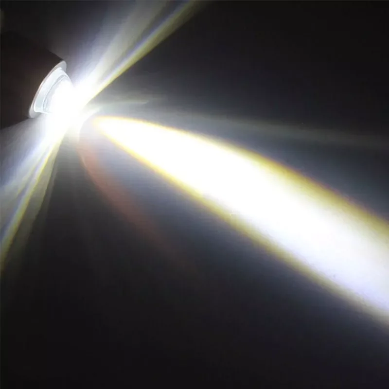 

Scooter Bicolor LED Fisheye Headlight Conversion Bulb H4 to High Low Beam Light