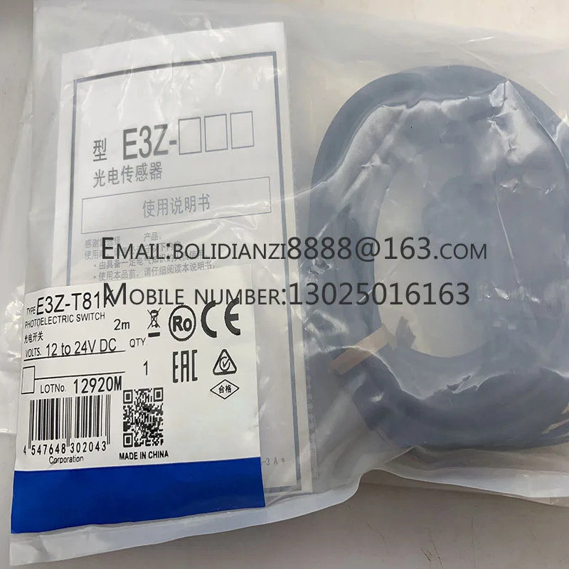 Новый датчик фотоэлектрического переключателя E3Z-T81K-M3J E3Z-T61K-M3J Гарантия один год В