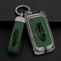 metal leather key case cover for land rover a9 freelander evoque discovery 4 5 sport lr4 for jaguar xk xkr xf xfr xj xjl key fob