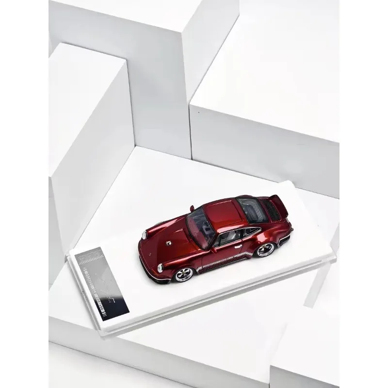 Фото Коллекционная модель автомобиля HEC Zincit Singer Coupe DLS Red Blue Limited Edition, масштаб 1:43, ультратонкий литой сплав, идеальный подарок №5