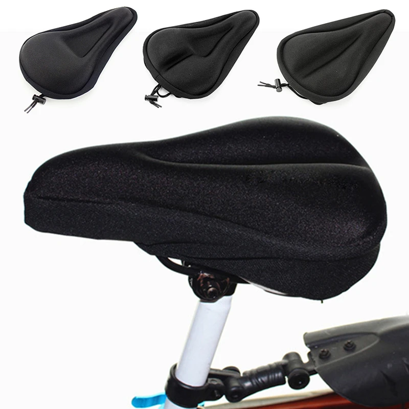 Soft Bicycle Saddle Cover Shockproof Bike Seat Cover Breathable Foam Seat Cushion  Comfortable Saddle For Cycling Accessories