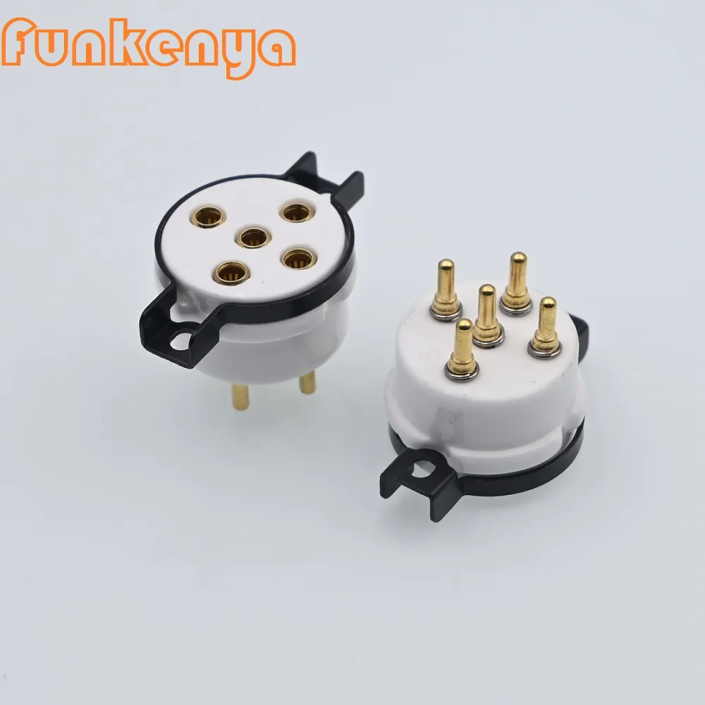 

1 пара, розетка стандартной лампы PX4 PX5 1064 U19 U18, 5 контактов