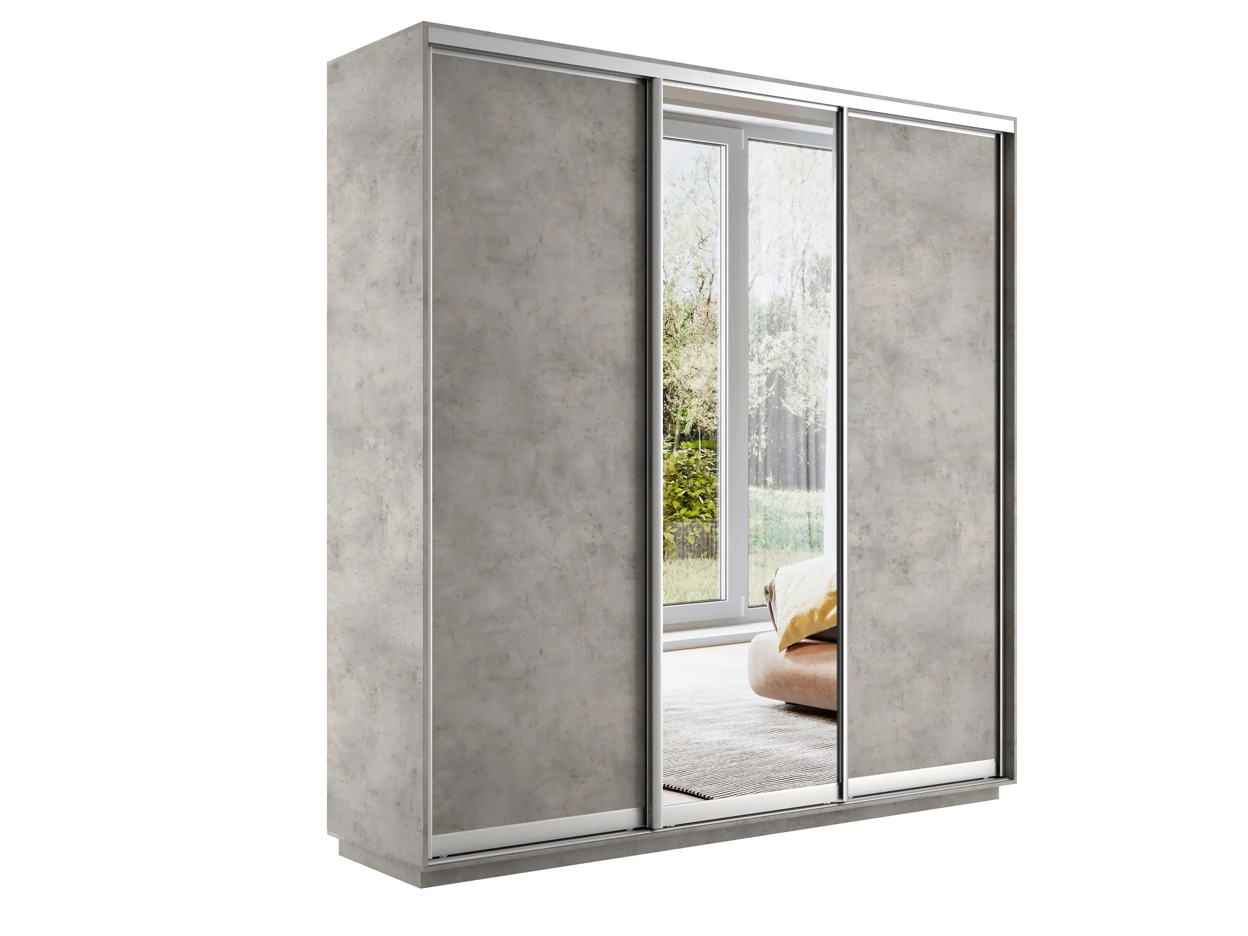 Шкаф-купе Медиум 1 зеркало 180х45х220