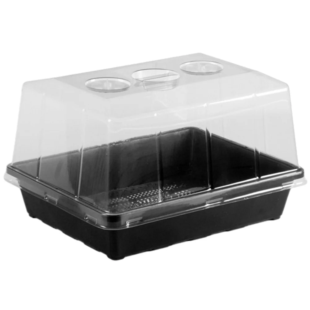 

1 Set of Vegetable Nursery Tray Star Tray with Dome Seeds Growing Tray Plants Tray