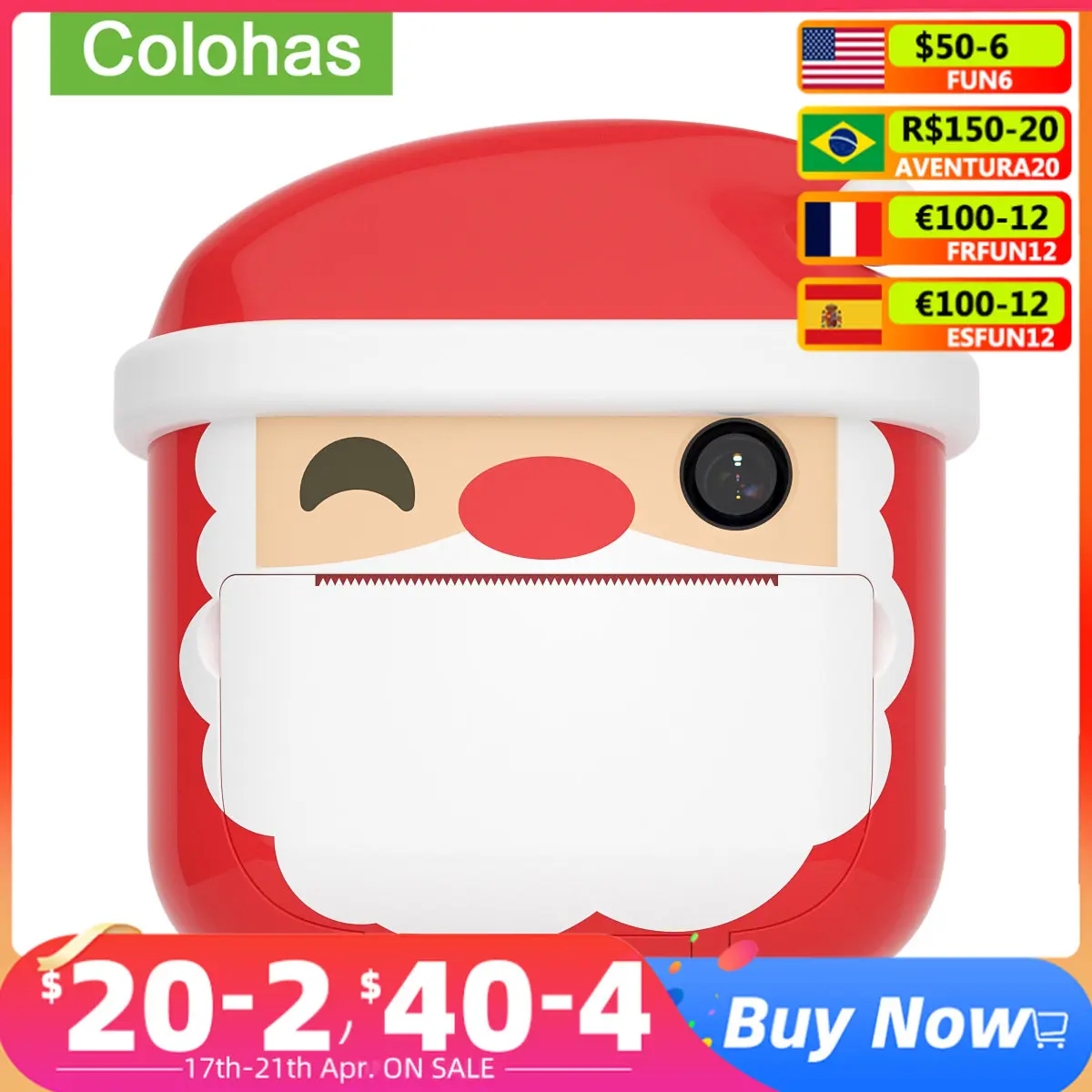 

Детская камера с мгновенной печатью, камера для девочек, детская камера мгновенный с термальной фотобумагой, игрушки на Рождество, день рож...