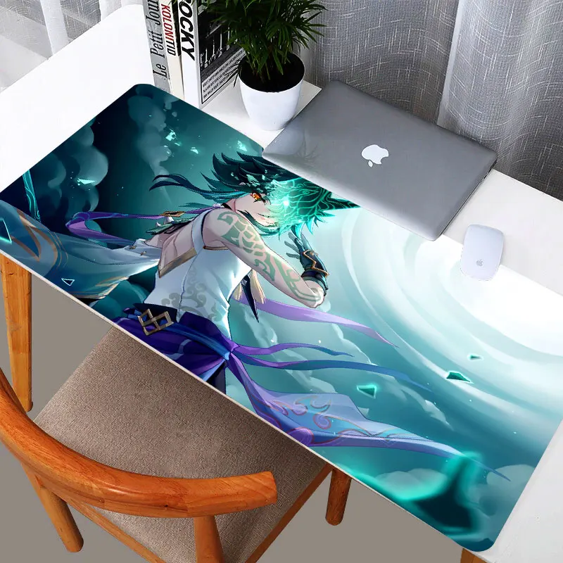 

Mouse Pads Large Computer Pad Mousepad Cute Kawaii Gaming Accessories Carpet Gamer Varmilo Anime Genshin Impact Table Desk Mat