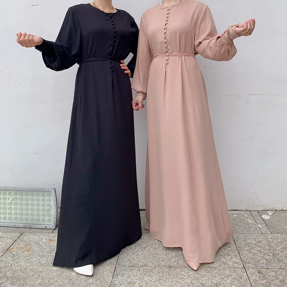 Рамадан ИД Мубарак шифоновый кафтан Abaya женское мусульманское платье для женщин арабское длинное женское платье Djellaba