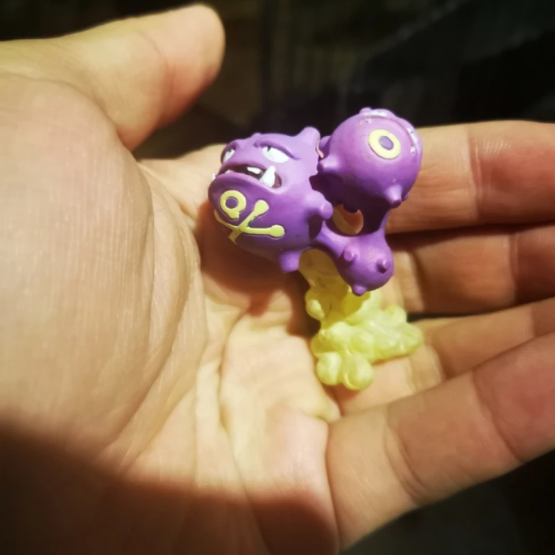 TAKARA Anime Pokemon Pocket фигурка монстра Weezing War шахматы вращающийся круг для детей