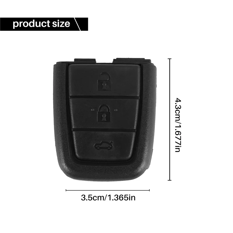 

3 Button Remote Key Keyless Case Shell Fob For Holden Ve Commodore Gm