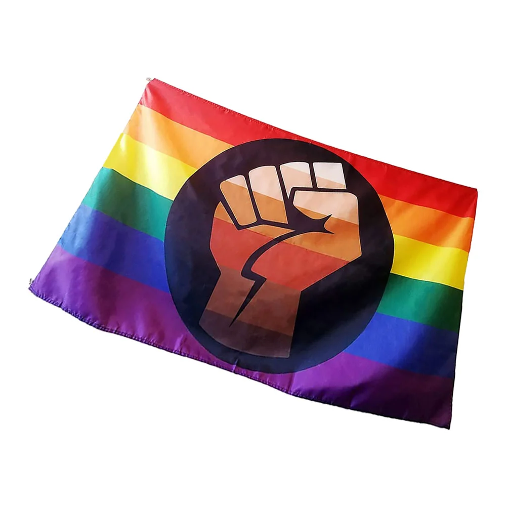 

Lesbian Outdoor Banner Garden Decor Garden Decorative Flag Lesbian Fist Banner for Garden Living Room Street