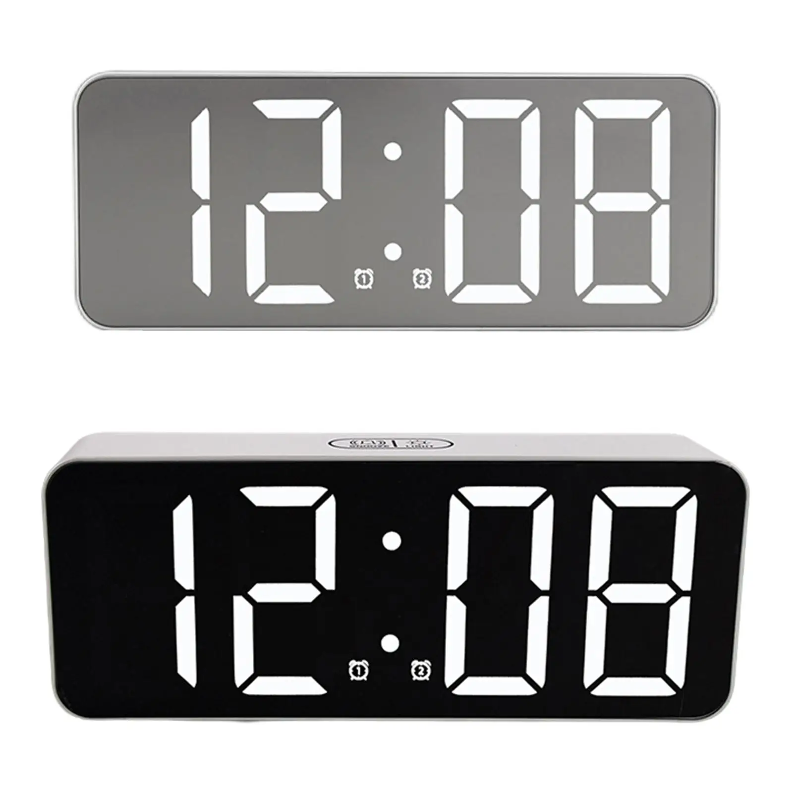 

Portable Desk Alarm Clock LED Digital Clock 12H 24H Snooze Table for Beside