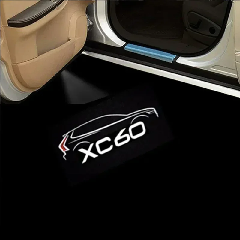 

Для Volvo V60 V40 V90 XC40 60 XC90 S80 S60 S90 S80L S60L Автомобильные светодиодные дверные лампы Лазерный проектор Модернизированные огни Аксессуары