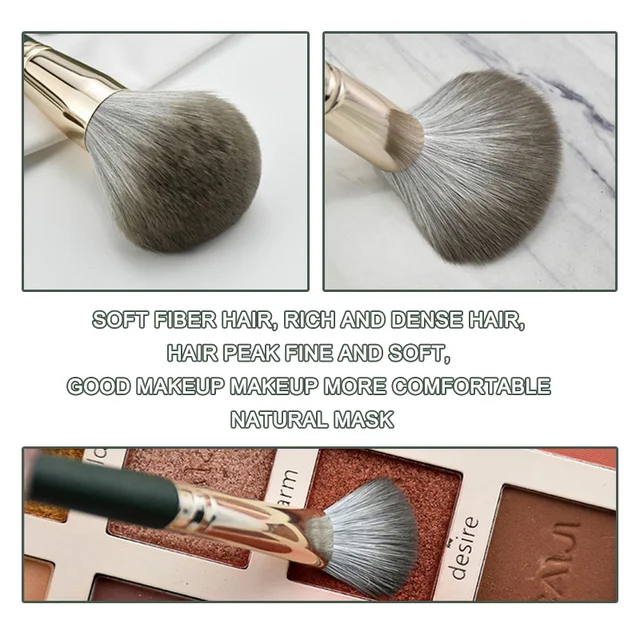 JTFIL14Pcs Makeup Brushes Soft Fluffy Makeup Tools Cosmetic Powder Eye Shadow Foundation Blush Blending Beauty Make Up Brush 4
