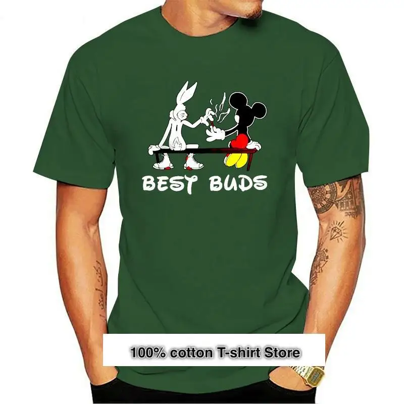 

Camiseta divertida para hombre y mujer, ropa de dibujos animados, Unisex, 006, Best Buds Weed Smoking, 420