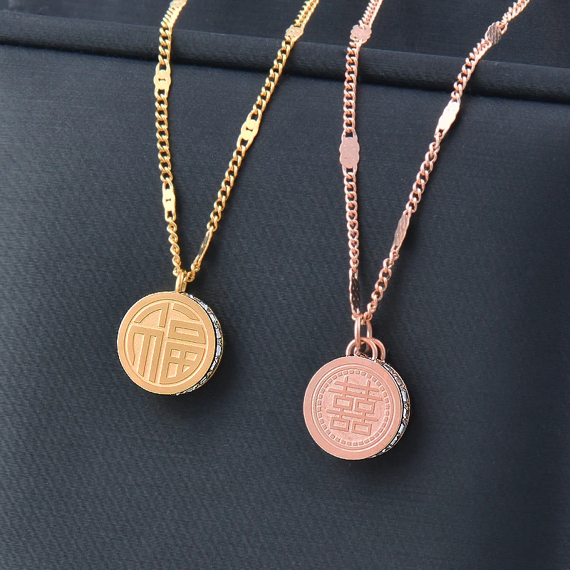 

SINLEERY Classic 316L Stainless Steel Necklace For Women Rose Gold Color Choker Chain Fashion Jewelry 2022 New Arrival XL920 SSK