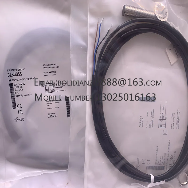 Оригинальный датчик приближения BES M12MI-NSC40B-BP02/BP03/BP05