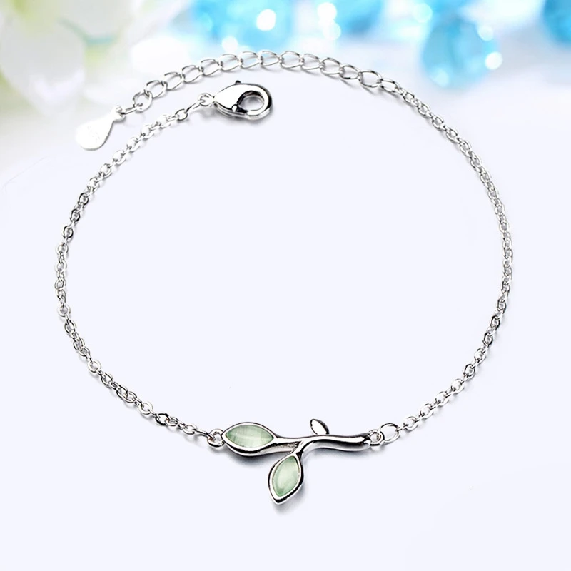 Женский браслет из серебра 925 пробы с эмалью |