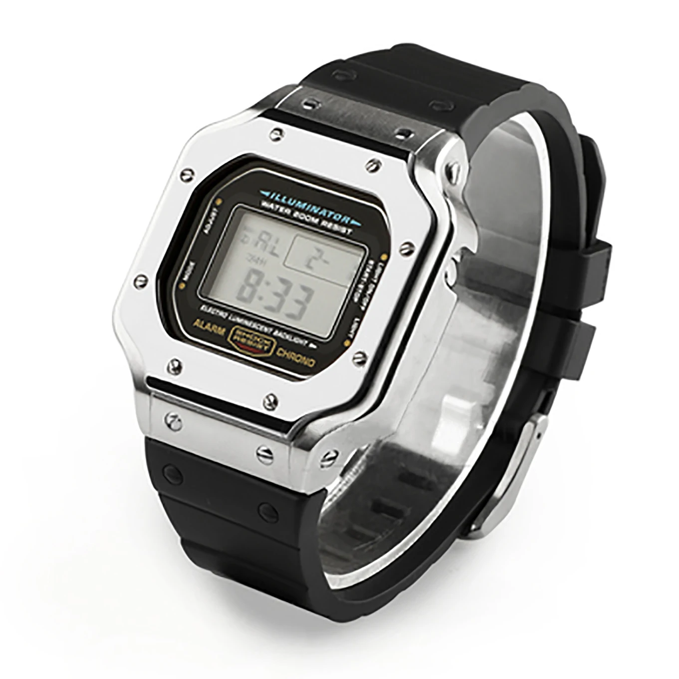 Metal Band for DW5600 Stainless Steel Strap and Case for DW-5600 GW-B5600 GWX-5600 for DW-5600BB/5600HR Accessories