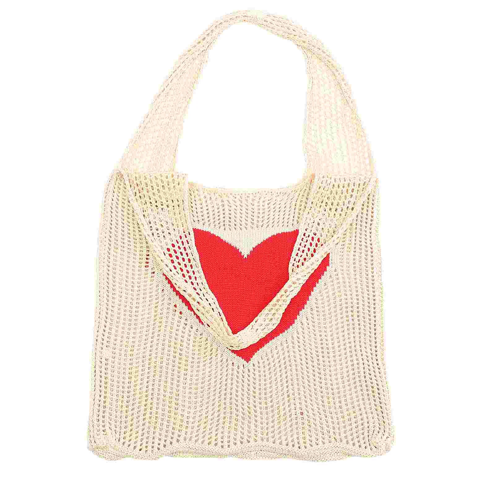 

Grocery Mesh Shopping Tote Reusable Produce Beach Fruit Storage Market Vegetable Pouch Net Foldable Groceries Polyester Cotton