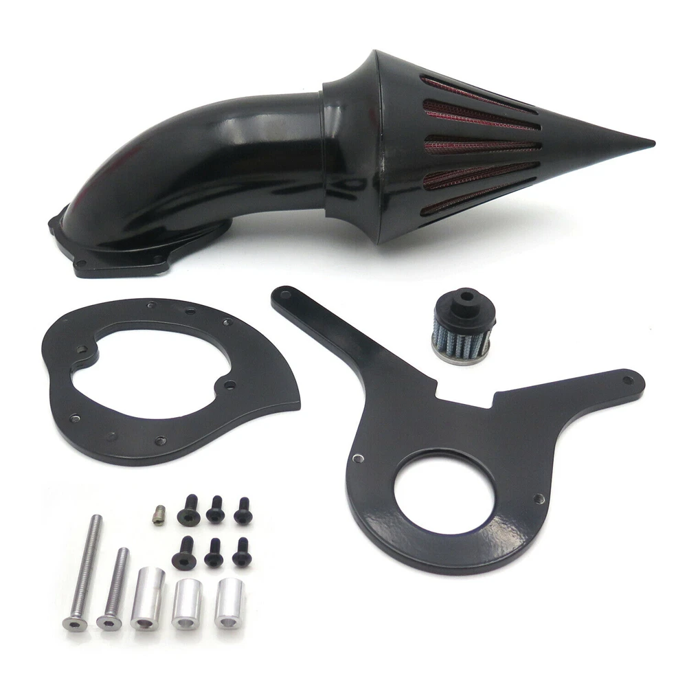 

Gloss Black Air Cleaner Intake Filter For Honda Shadow Aero 750 Vt750 Intake 1986-2012 Aftermarket Free Shipping Motorcycle Part