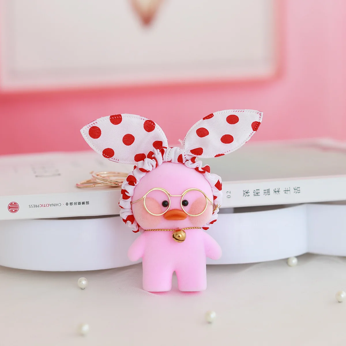 10 см Lalafanfan прекрасный брелок-подвеска игрушка Kawaii Cafe мини-желтая утка фигурка