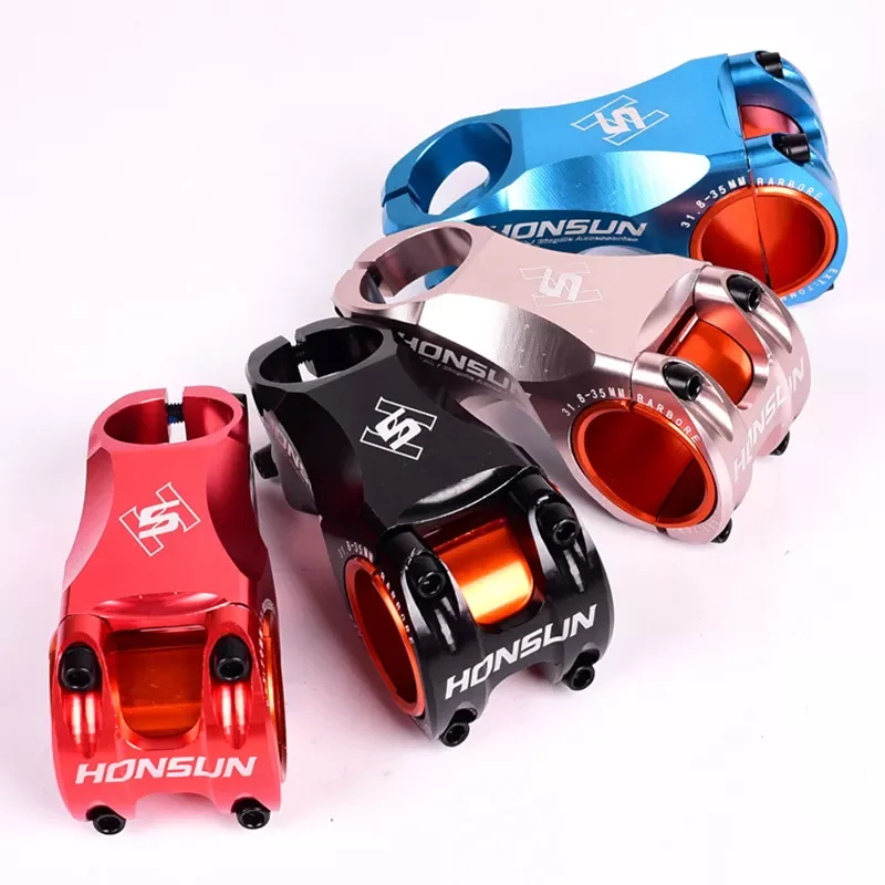 CNC Bike Stem MTB Road Bike Ultralight Stem Aolly XC Handlebar Stem Bike Cycling Accessories -17 Degree 70mm XC35/31.8MM