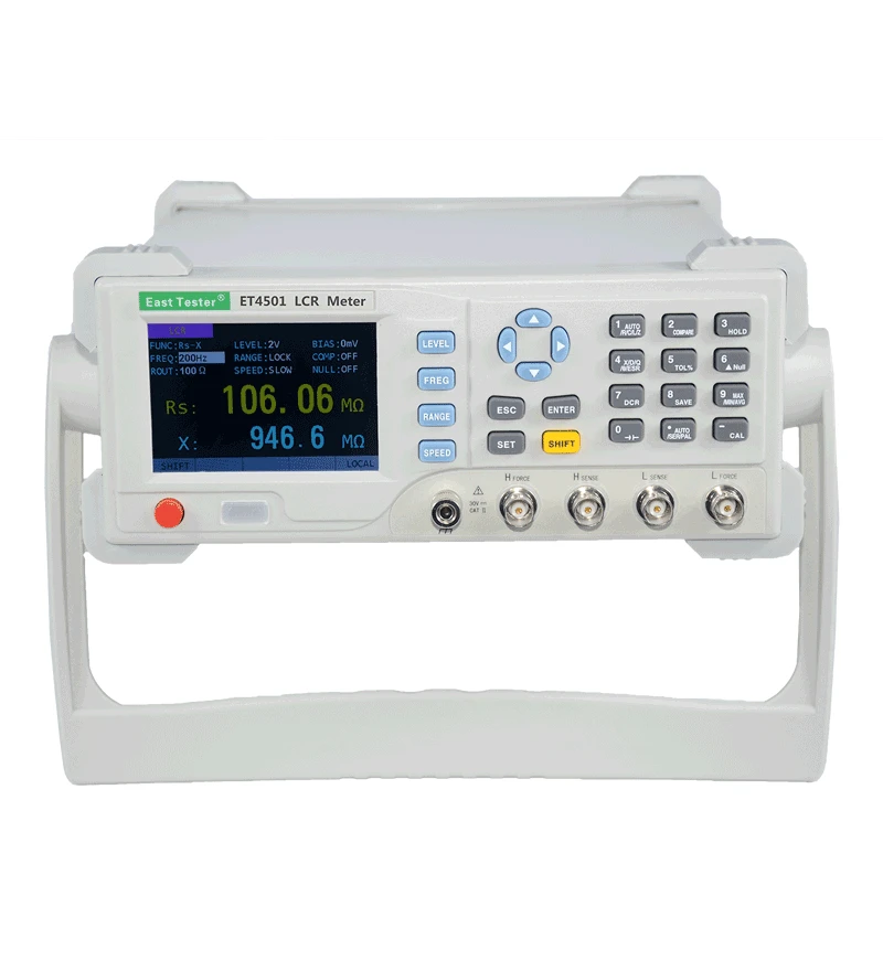

Automatic Dalancing Bridge Meter Benchtop LCR Meter Tester Analyzer With Testing Frequency 10-100KHz Continuous Adjustable