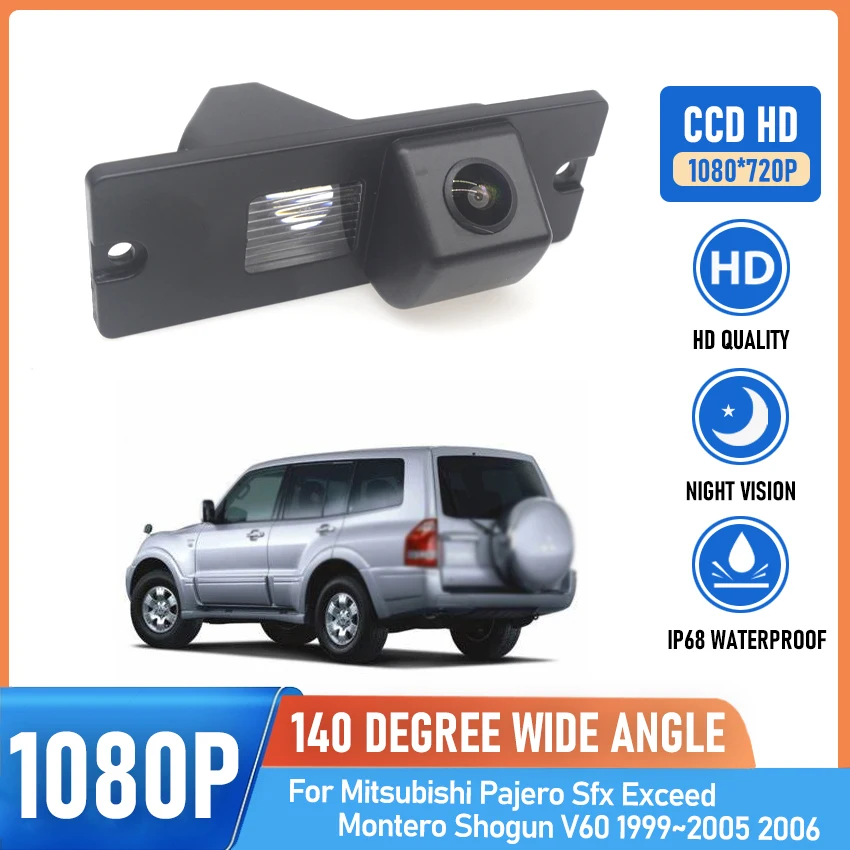 Резервная камера заднего вида для Mitsubishi Pajero Sfx Exceed Montero Shogun V60 1999 ~ 2005 2006 CCD ночного