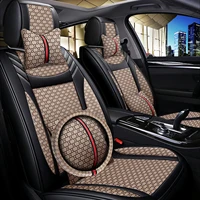 deluxe seat covers for car four seasons universal fashion multi colored leather car seat coverslocal stock