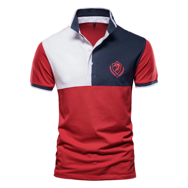 

Splicing Shirt Men Short Sleeve Men Running T-shirts Plus Size Casual Fitness Top Slim Summer Sports Shirts