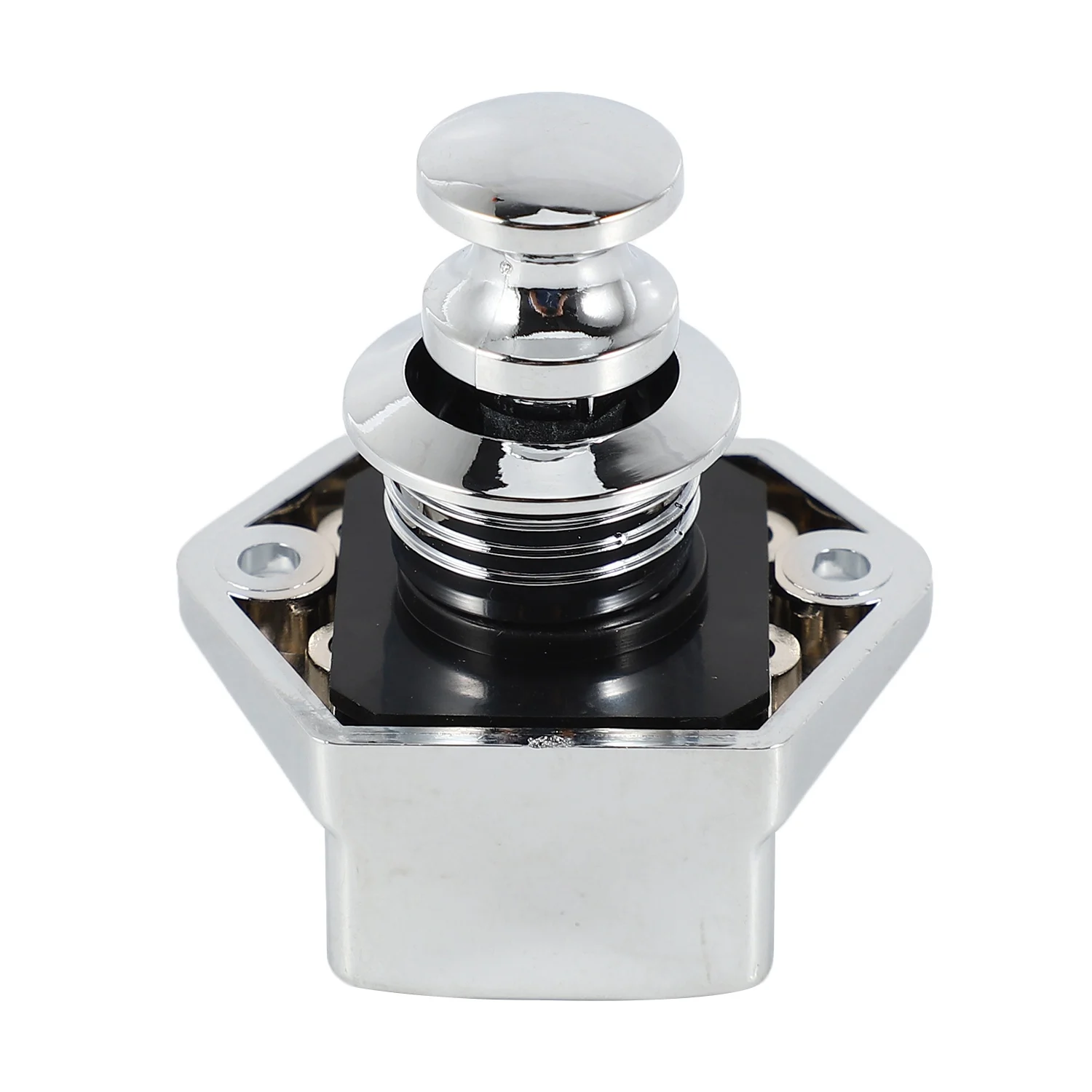 10 Pcs Push Button Keyless Lock Latch Cupboard Caravan for RV Drawer Cabinet Doors Thickness 15-27mm