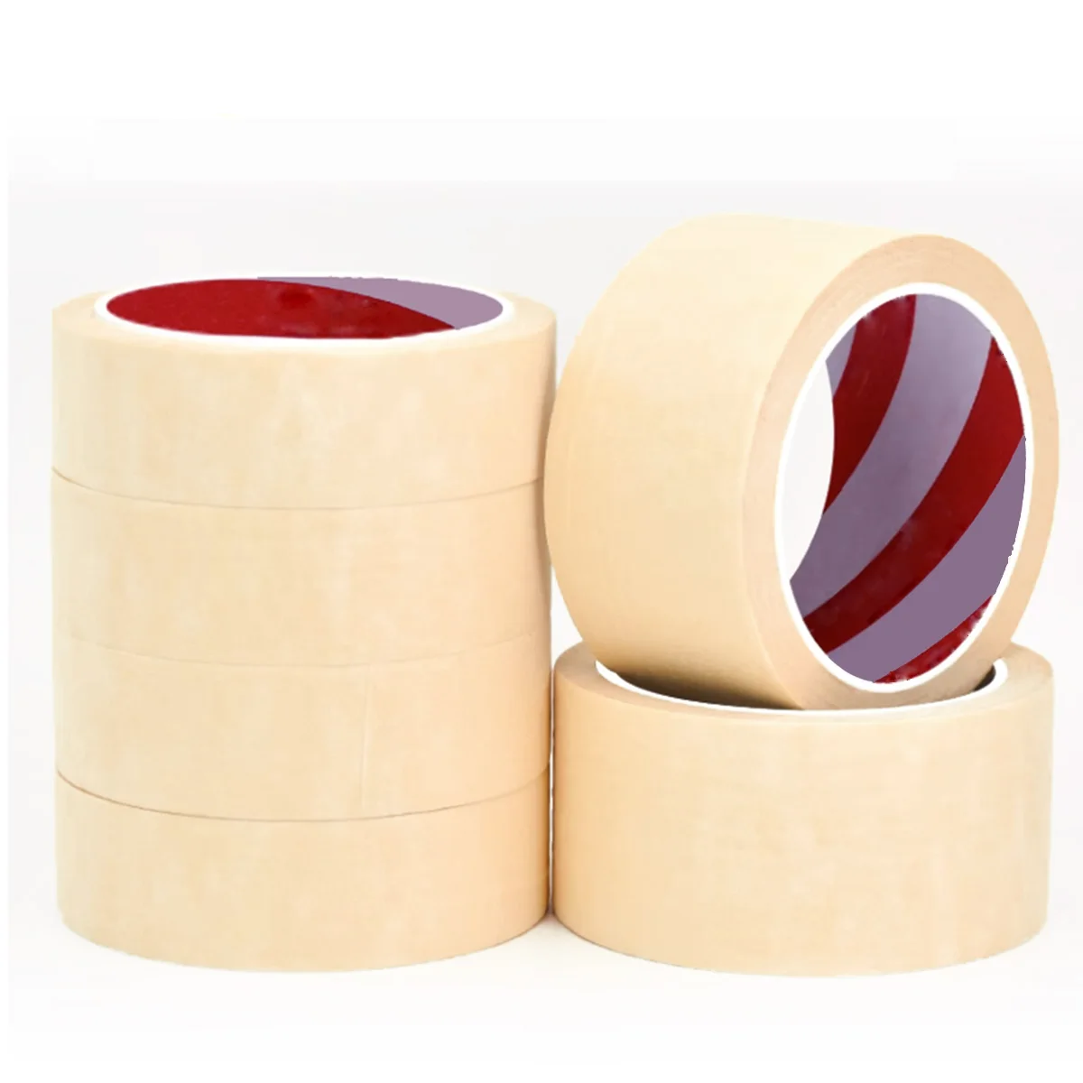 

Thickened Beige High Viscosity Textured Paper Tape For Car Paint Masking/Decoration/Art Sketch Wrinkled Paper